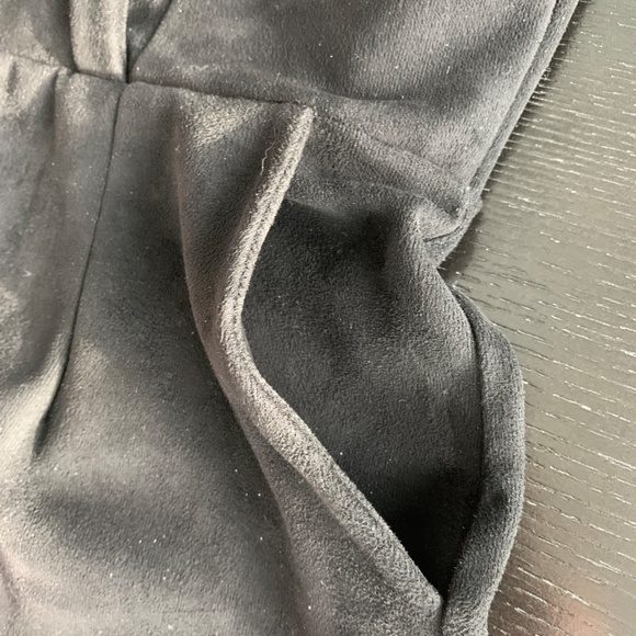 Luxxel Velour Black Romper - New, never worn - Picture 12 of 16